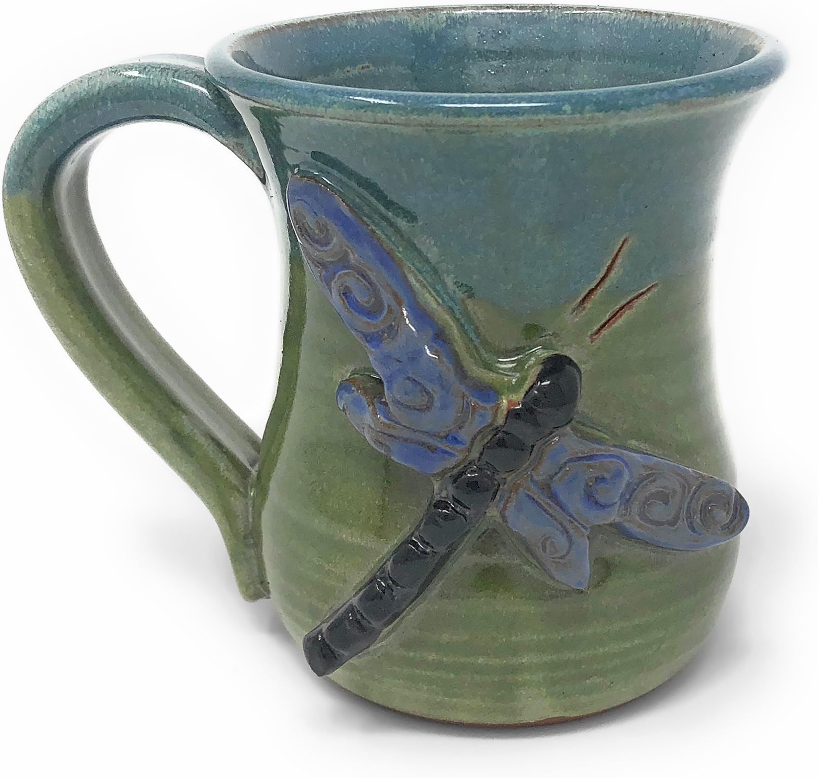 MudWorks Pottery Dragonfly Mug