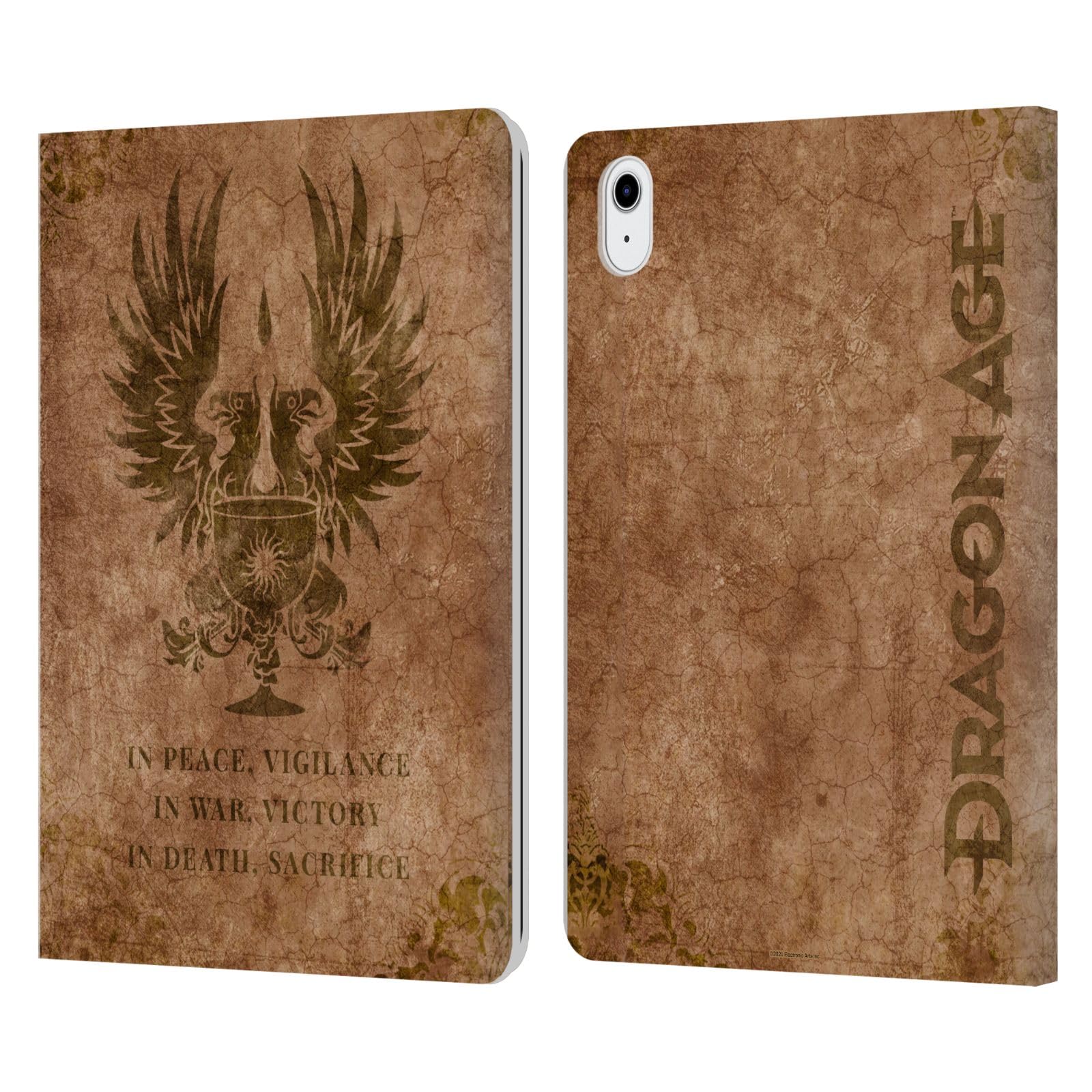 Funda de cuero Dragon Age para iPad Air 2020 2022 estilo libro 7