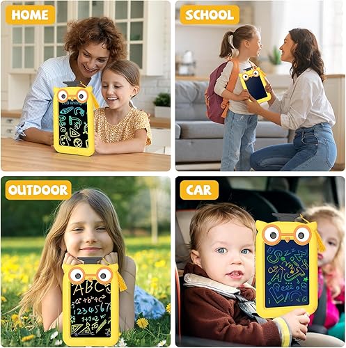 Miniatura 5 de Tableta de escritura LCD para niños, almohadilla de dibujo reutilizable, juguetes educativos electrónicos para niños y niñas, regalo perfecto de