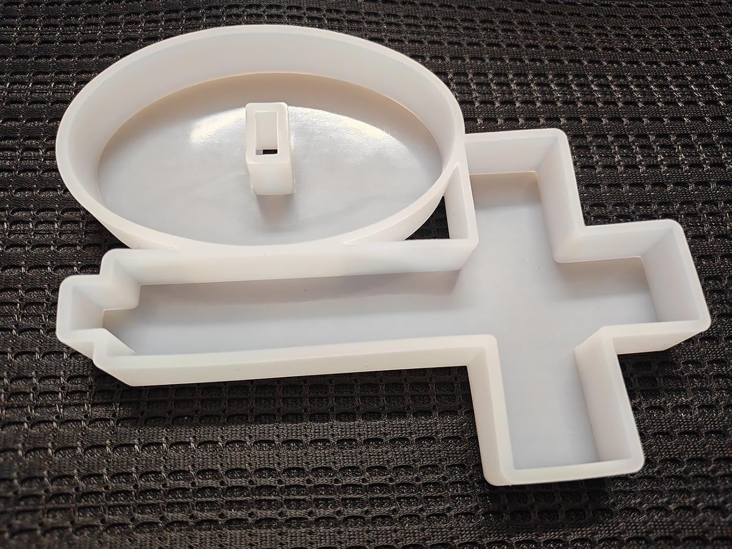 【300+ Design Optional】 Fuehbur Cross with Base Resin Silicone Large-Cross Mold for DIY Hanging Candles Decoration Crafting Blessed Cross【Mold Length: 7.08 in, Depth: 0.89 in】- XL Size