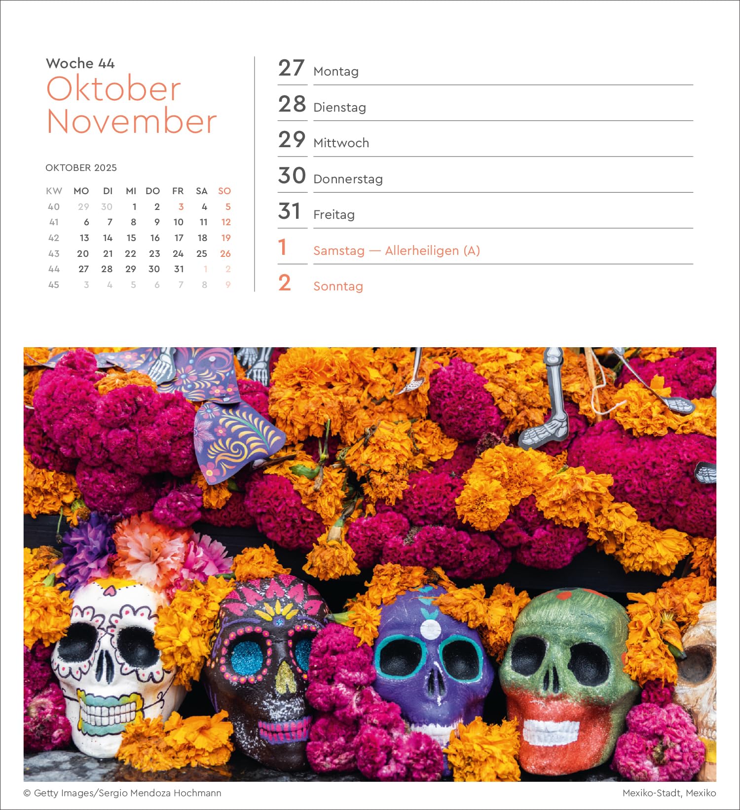 Unterwegs in aller Welt - KUNTH Postkartenkalender 2025: Hochwertiger Tischkalender mit 53 traumhaften Postkarten (auch zum Aufhängen)