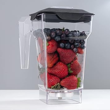 70 oz container pitcher for Blendtec blenders, Blendtec jars replacement, compatible with all consumer models of Blendtec blender with containers, blades and lids