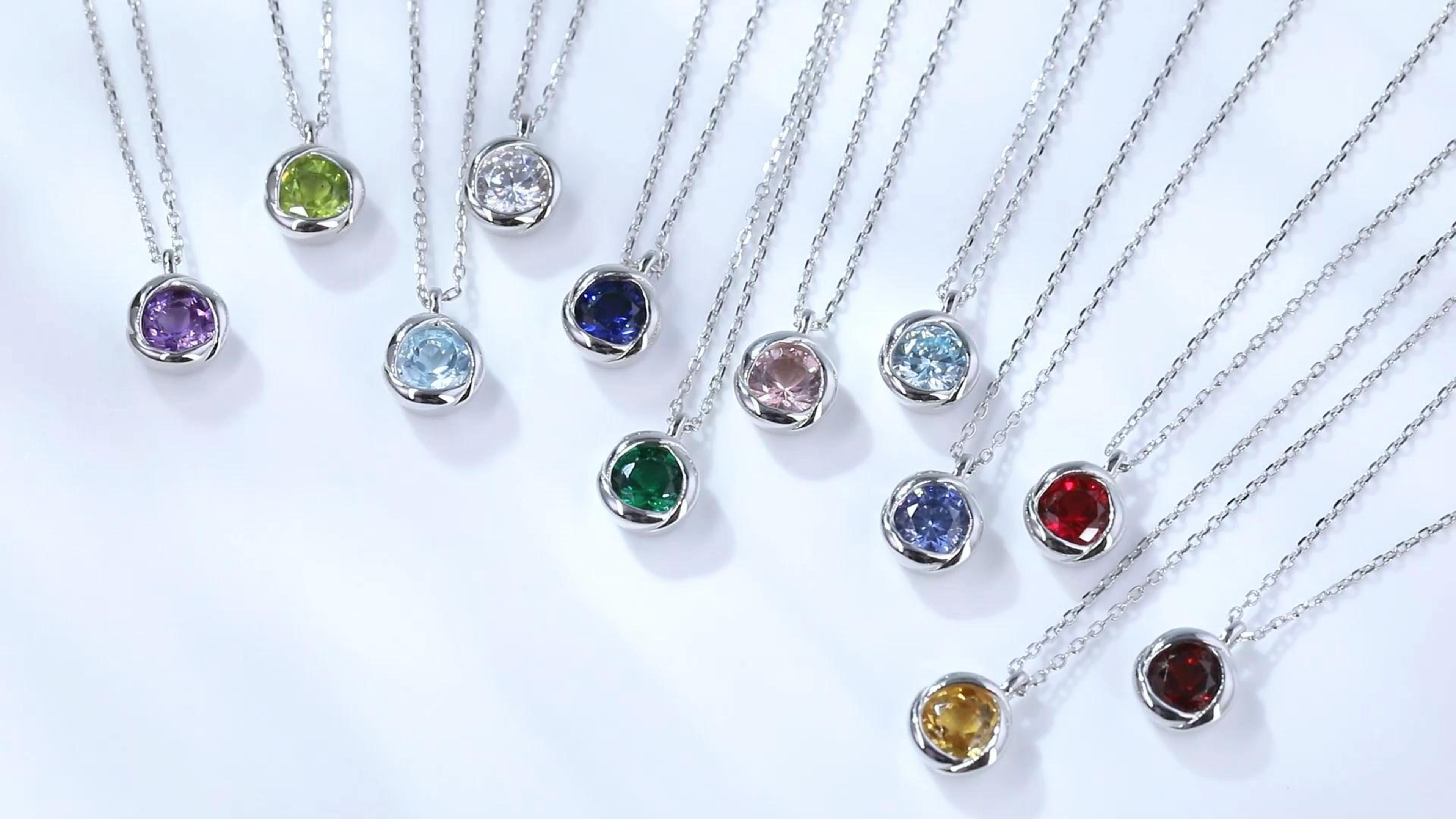 925 Silber Ohrringe Mit Geburtsstein - Birnenförmige Federklammer Für Damen