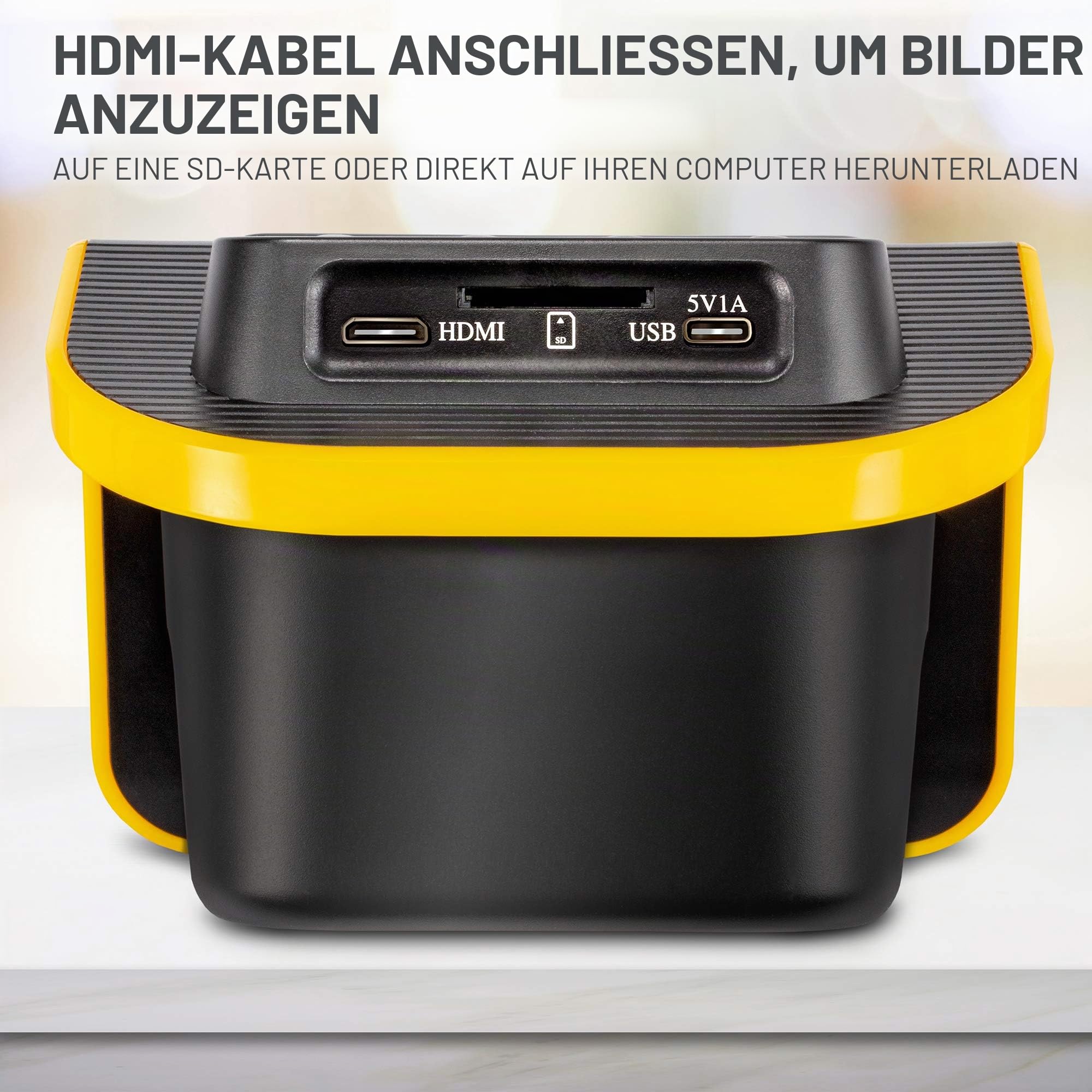 KODAK Slide N SCAN Film und Slide Scanner 5 Zoll LCD-Bildschirm, Schwarz