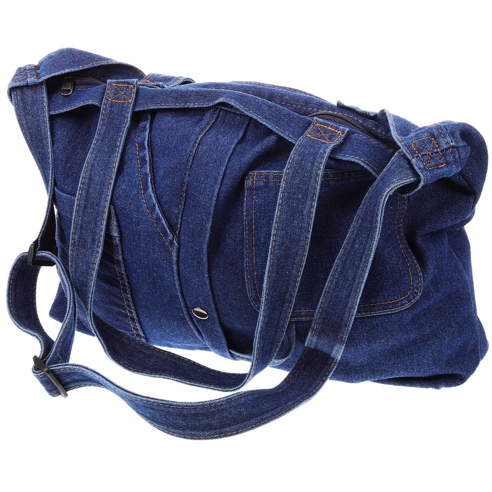 Borsa Tote in Denim da Donna Capacità Grande in Tela Lavata Stile Vintage Retrò per Uso Quotidiano e Outdoor Elegante e Comoda