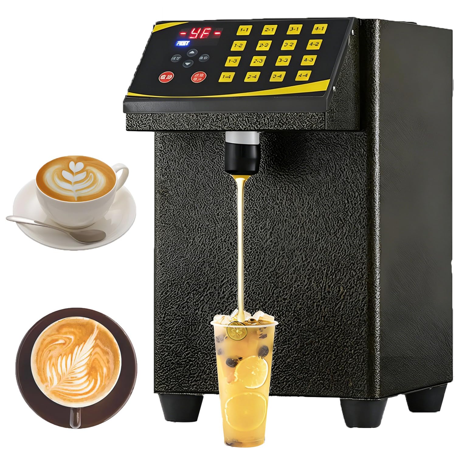 QuinteZhenTially 360w 8.5l Quantitative Fructose Dispenser Gold