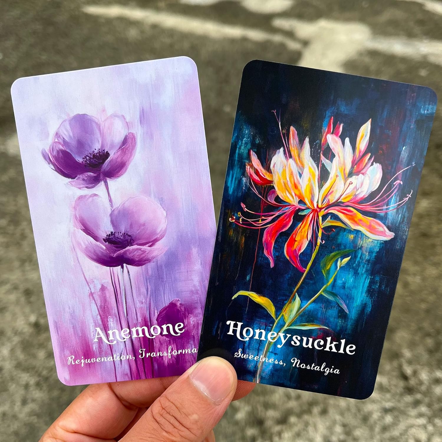 DPEHAKMK Flower Wisdom Oracle Deck, Plant Spirit Oracle Cards for Beginners, Psychological Insight, Nature Oracle, Healing, Growth, Love Oracle Deck for Spiritual Guidance - Image 6