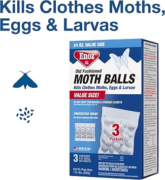 Enoz Old Fashioned Moth Balls - 24 oz.