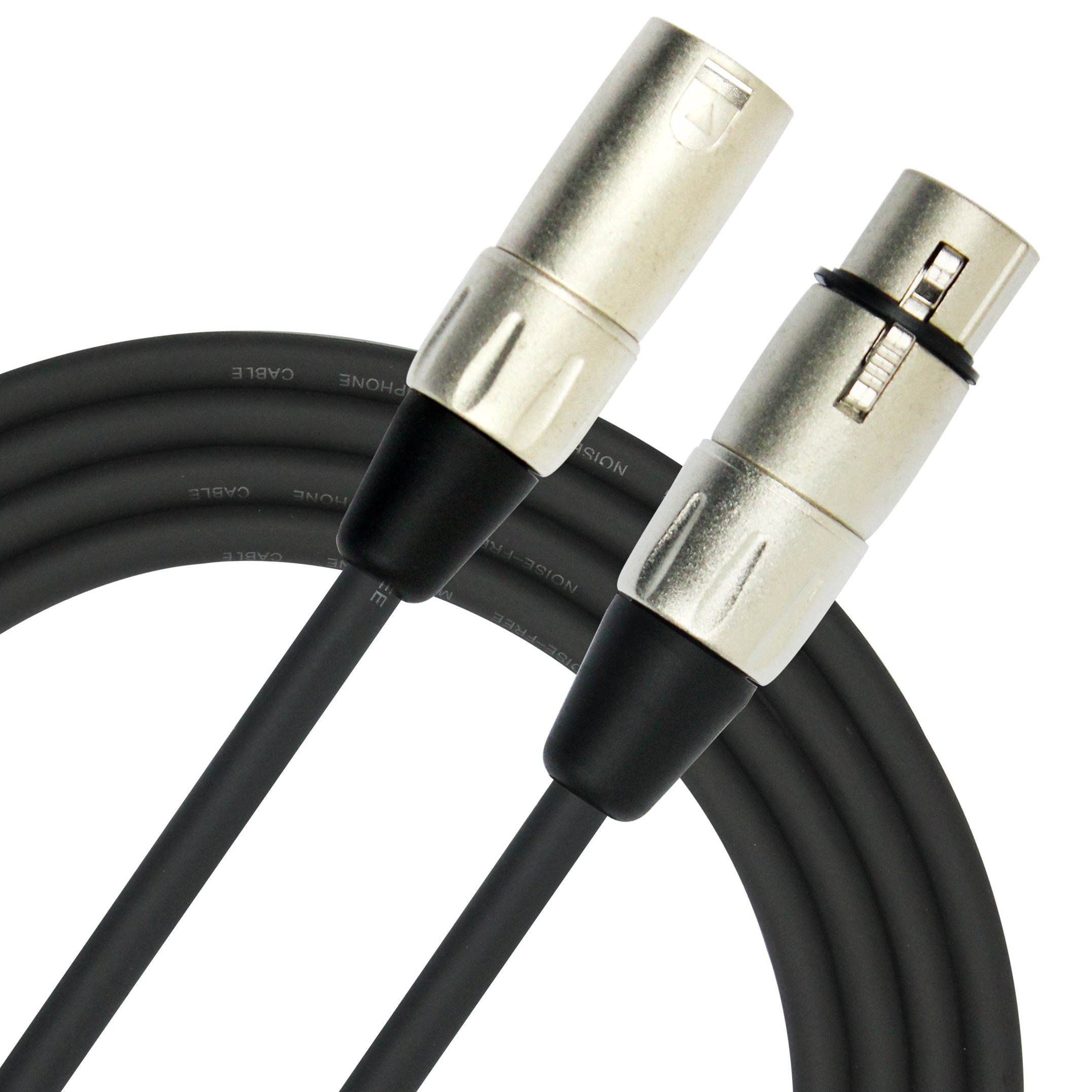 Câble de micro Kirlin noir de 6m pour studio et scène - 4