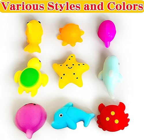 Miniatura 2 de 6 piezas de juguetes blandos de animales marinos de JIAHO, juguetes blandos pequeños de estilo Kawaii para niños, juguetes de vida marina para