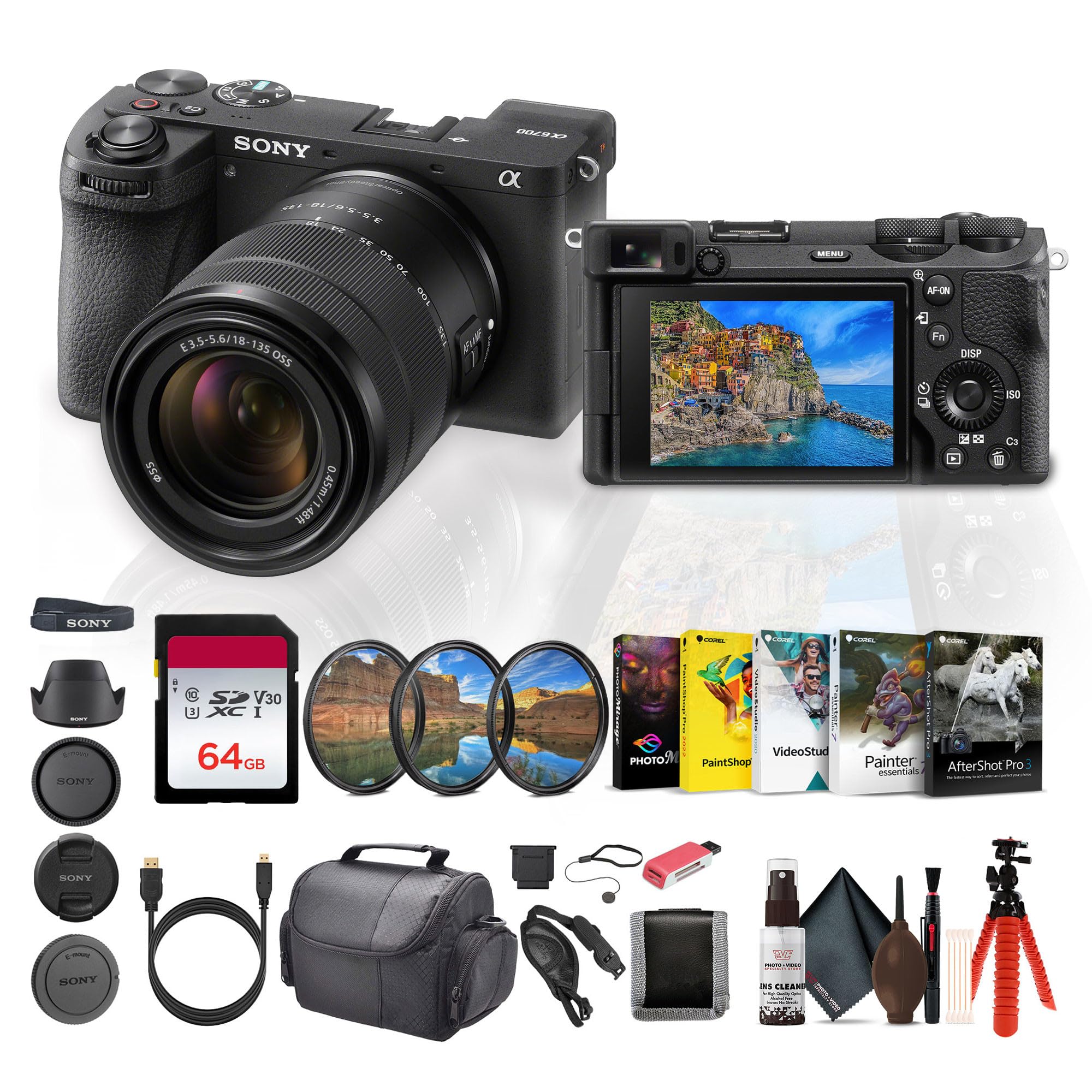 Amazon.com : Sony Alpha a6700 Mirrorless Camera Kit with 18–135mm