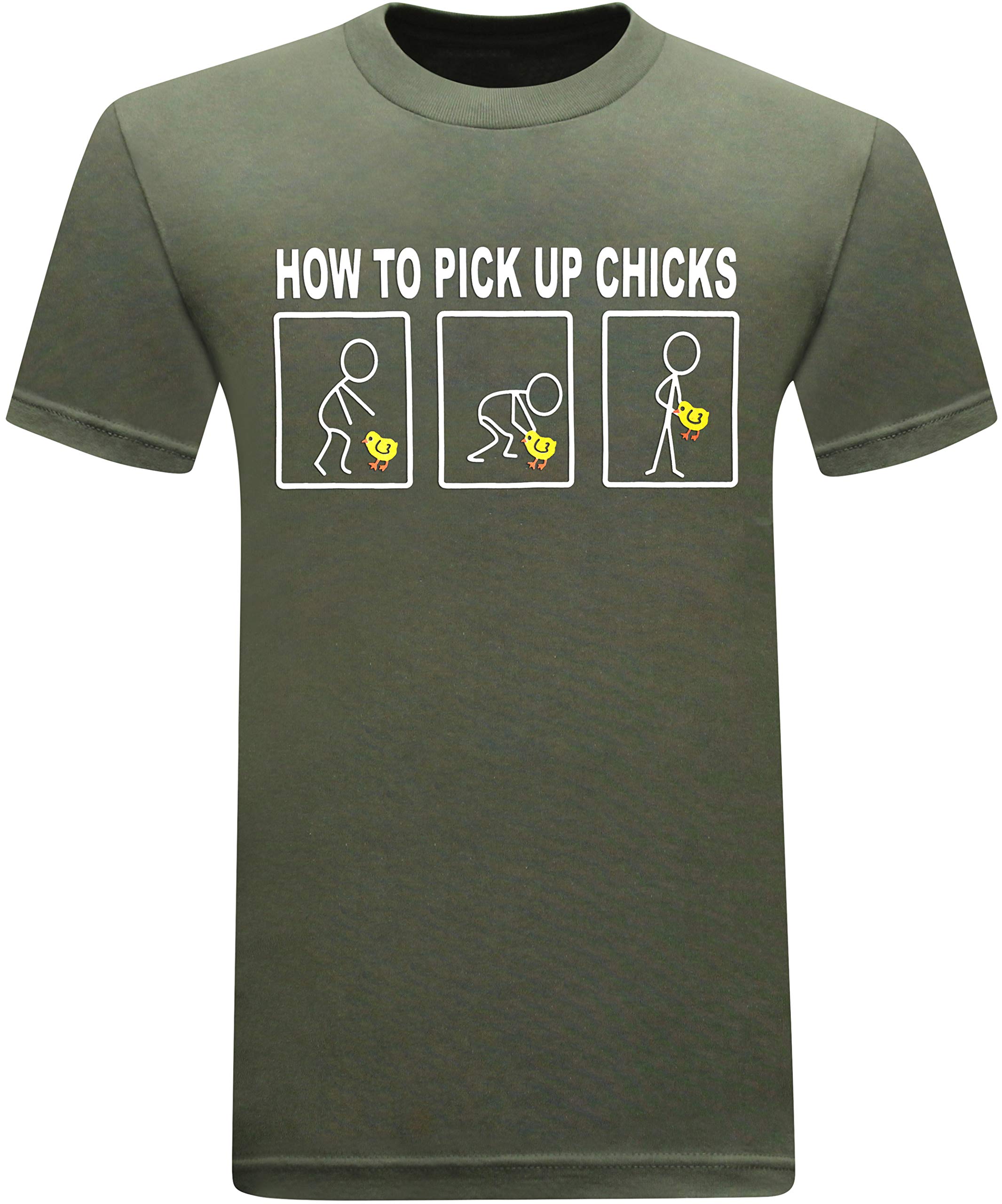 tees geekT Shirts Funny How to Pick Up Men's T-Shirt