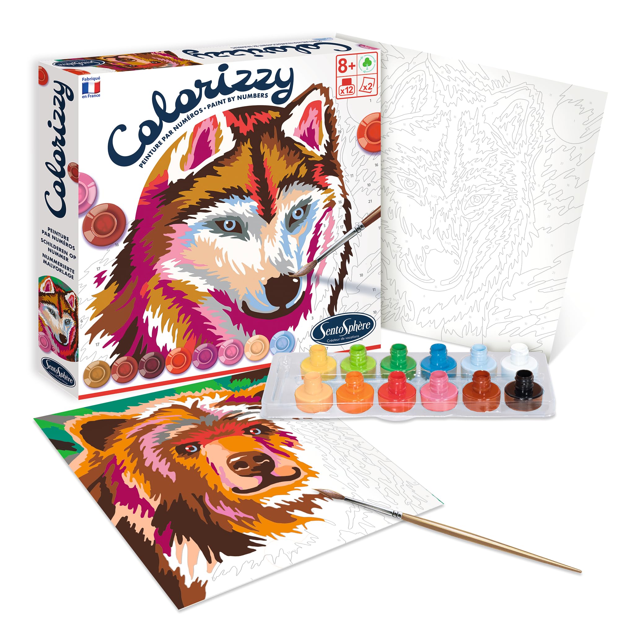 Sentosphère Colorizzy Forest Animals