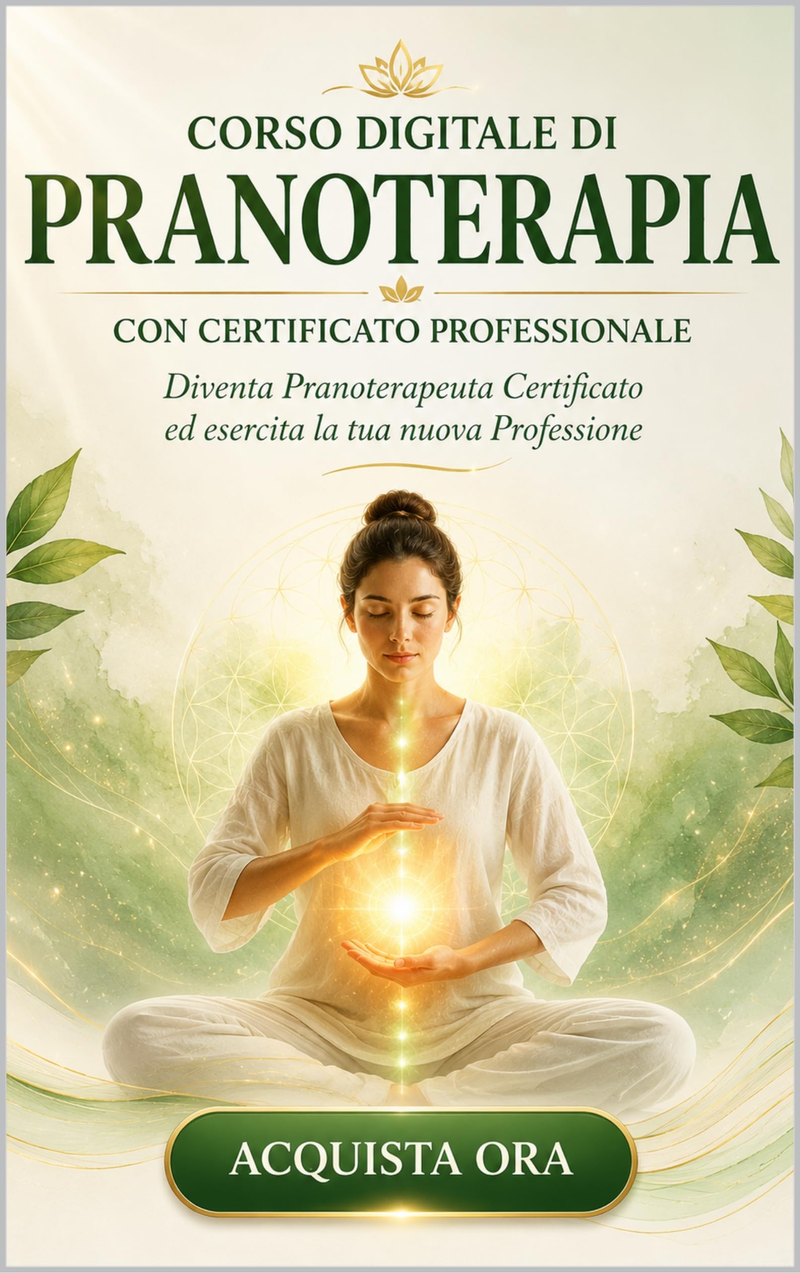 Corso Digitale di Pranoterapia con Certificato Professionale: Diventa Pranoterapeuta Certificato ed esercita la tua nuova Professione (Libri Corsi Editoriali)