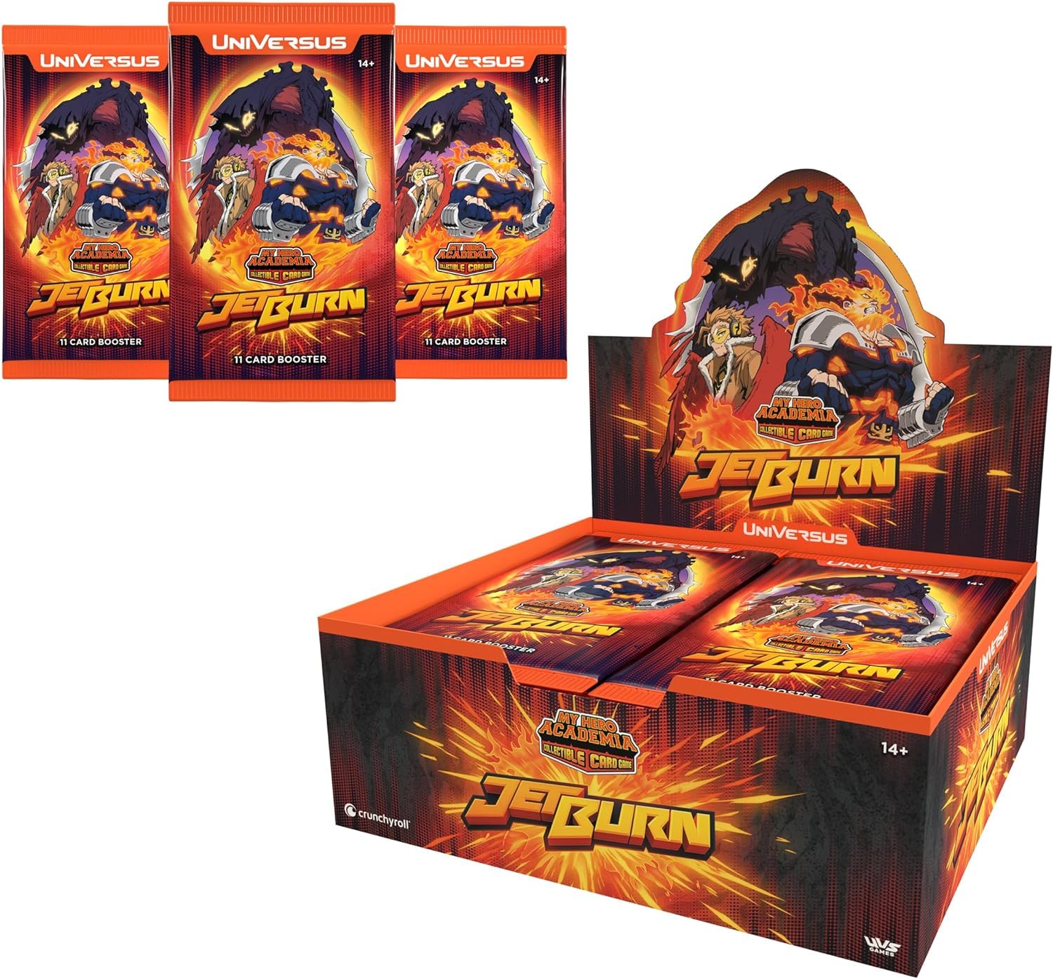 Amazon.com: My Hero Academia Collectible Card Game Set 6: Jet Burn