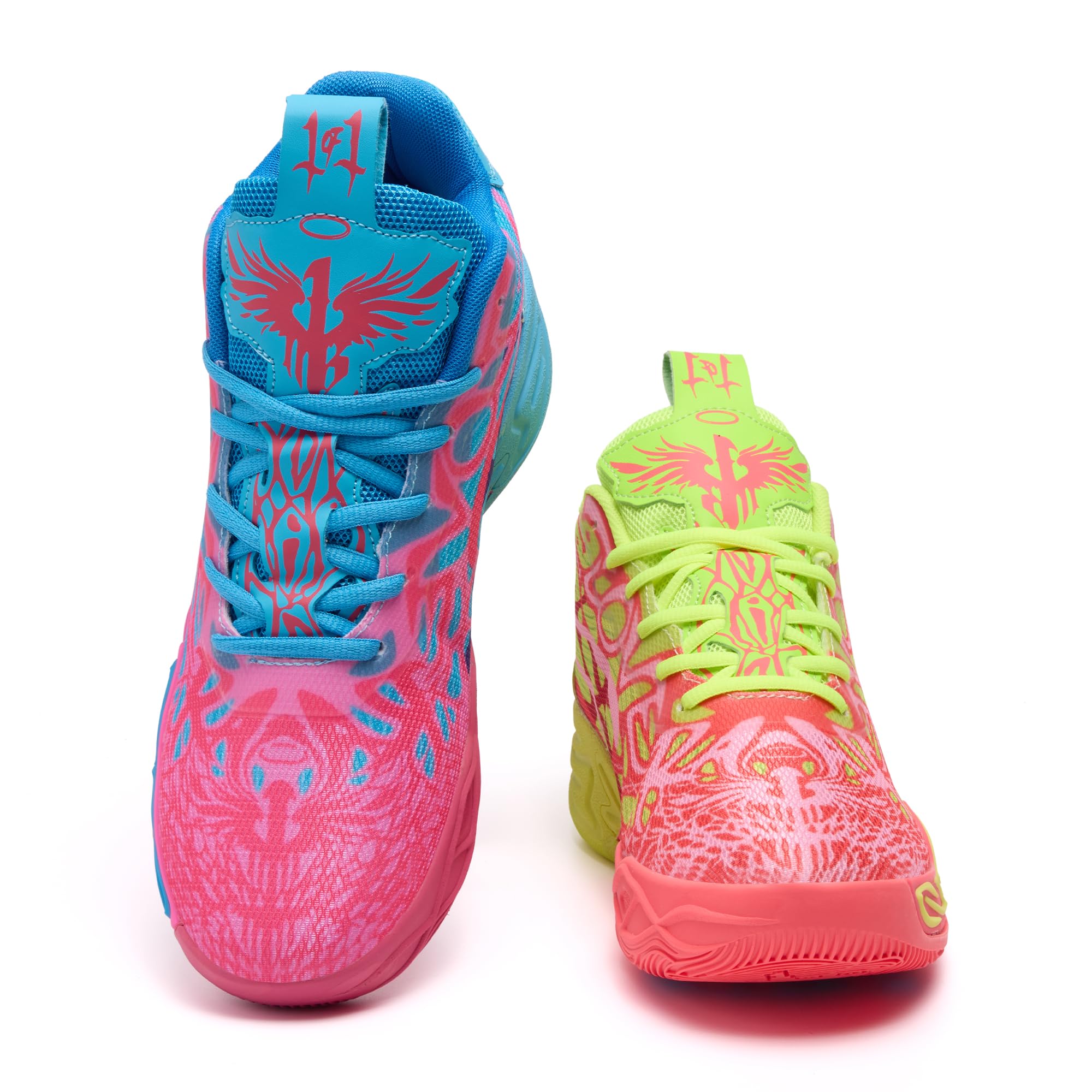 Basketball Shoes for Womens Mens Colorful Volleyball Fashion High Top Breathable Lightwei…