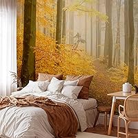Vista 92 de artgeist Mural de Pared Forestal 154x122 pulg - Adhesivo de Pared Autoadhesivo para Despegar y Pegar, Adhesivo de Pared, Adhesivo de Foto