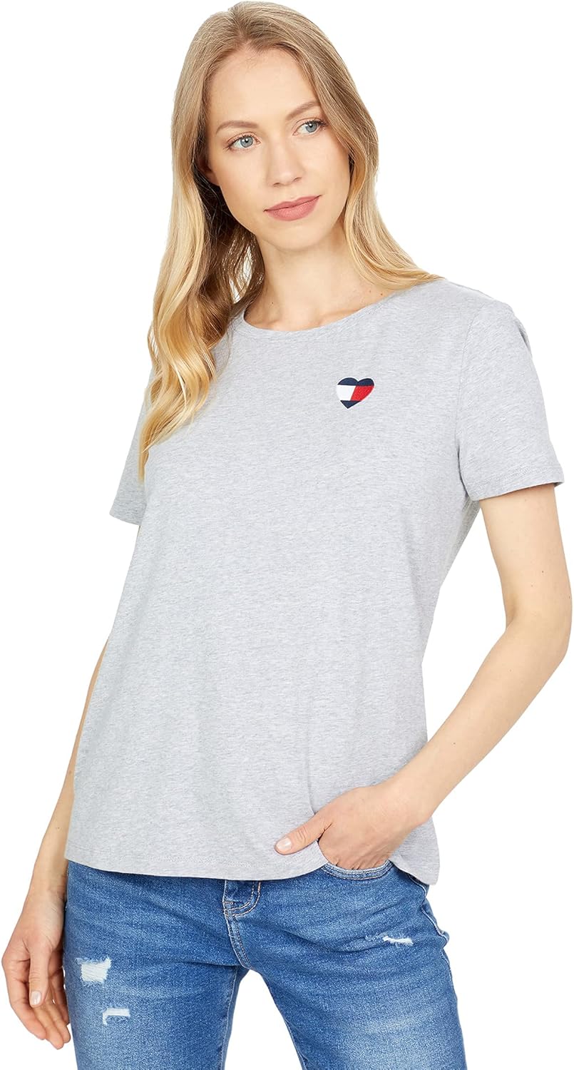 Tommy Hilfiger Women's Crew Neck Logo Tee