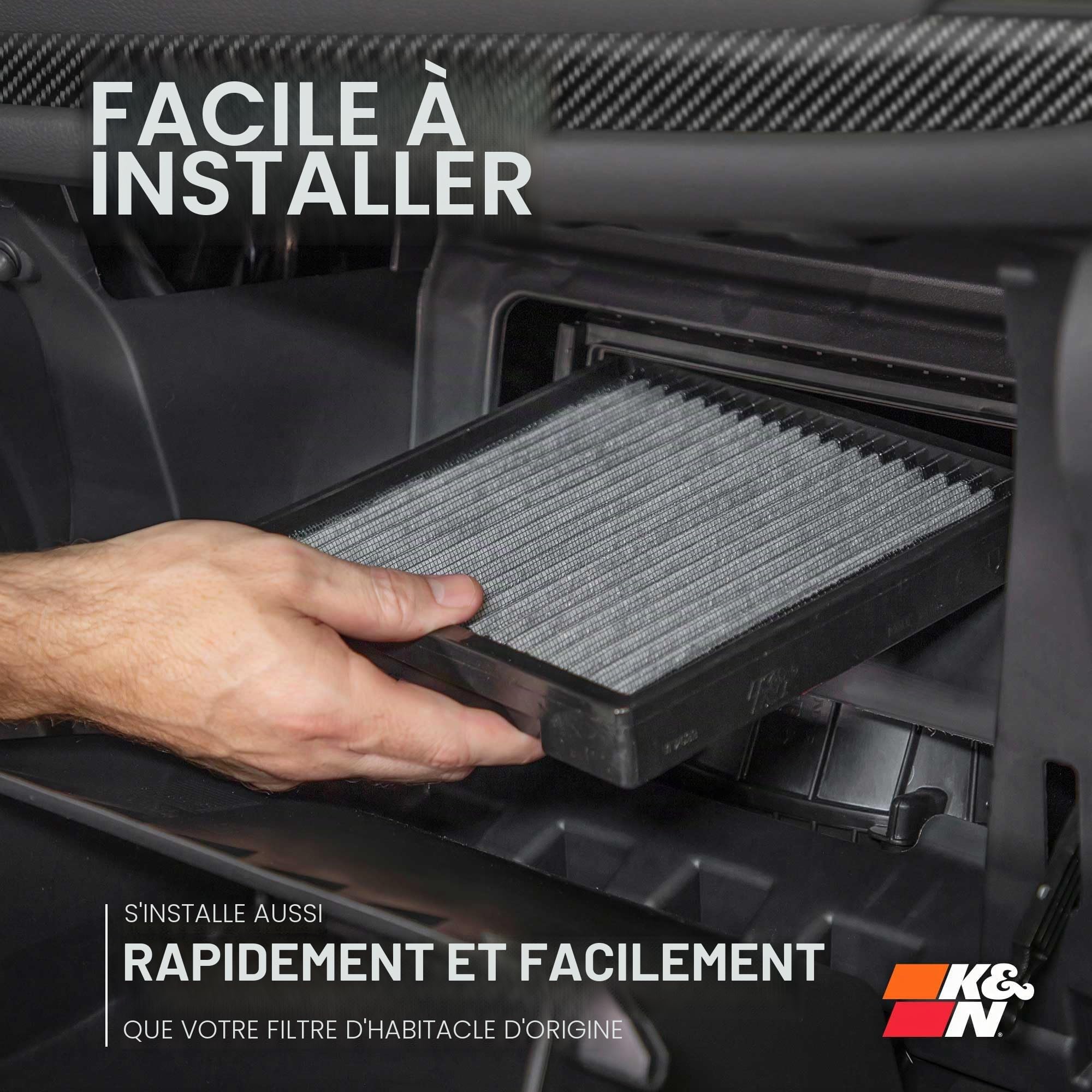 K&N VF2000 Voitures Filtre à Air Cabine