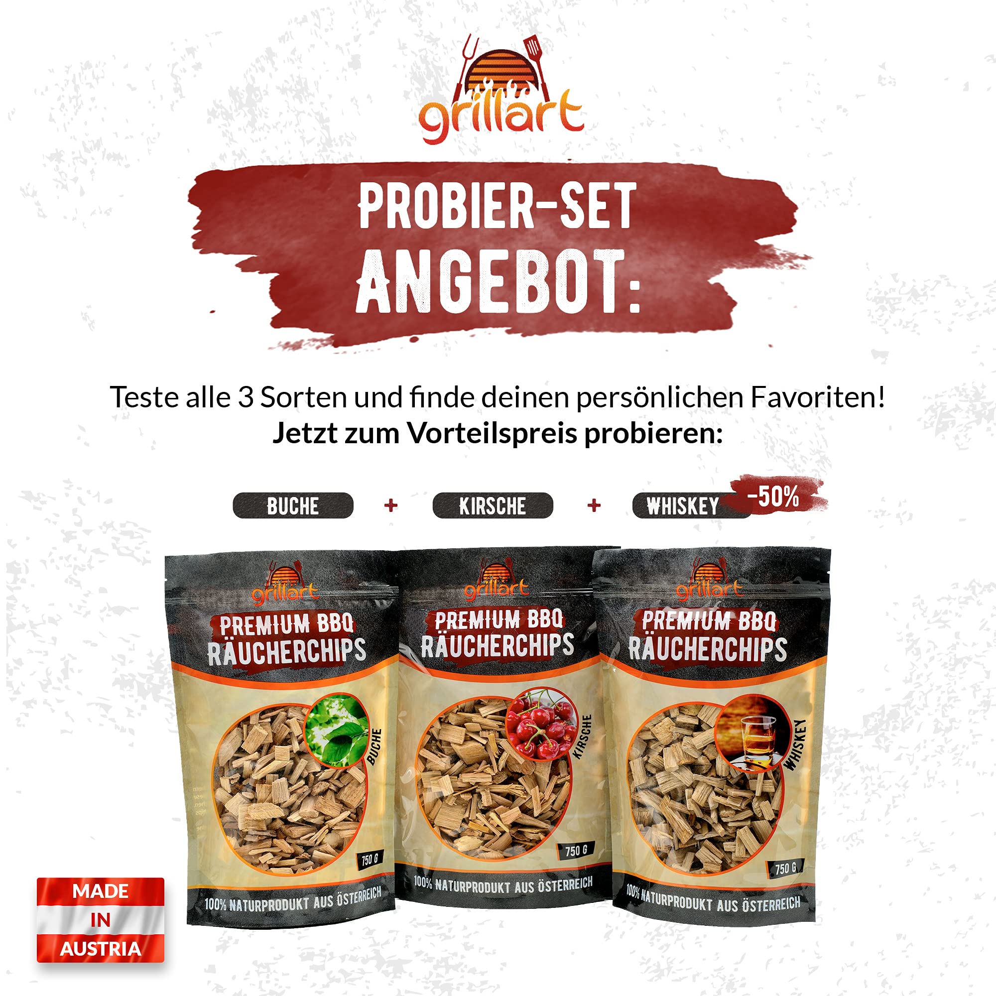 Premium BBQ Chips (Set da 3 tedesco)