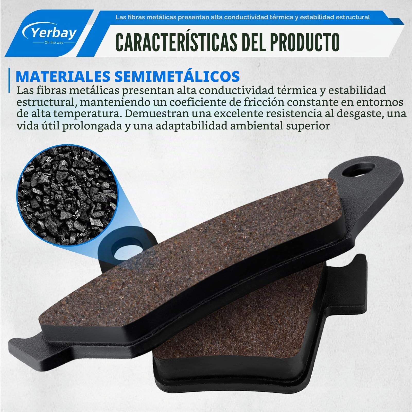 Pastillas de Freno Delanteras/Traseras kit para Honda CR 125/250 R 2002-2007/ CRF 250 R/X 2004-2018/ CRF 450 R/X 2002-2018
