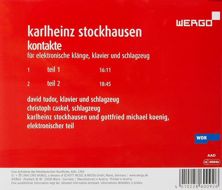 セールです。現代音楽の巨匠カールハインツ・シュトックハウゼン セールです。現代音楽の巨匠カールハインツ・シュトックハウゼン
