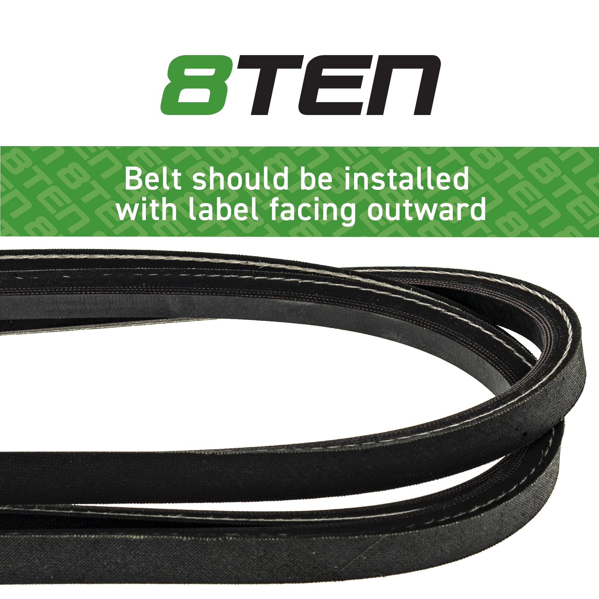 Amazon.com : 8TEN Raw Edge Drive Belt for Gravely 07233600 Pro