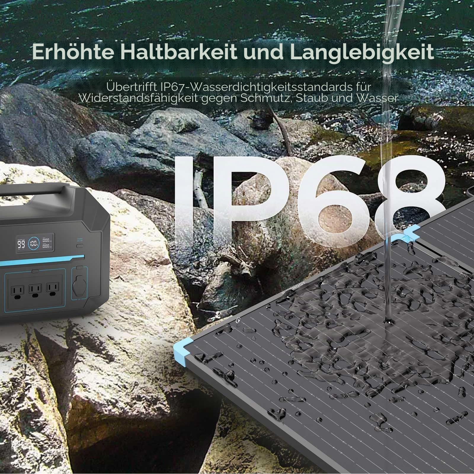 Renogy 220 W leichter tragbarer Solar-Koffer, faltbares Solarpanel mit Ständer für Wohnmobil, Camping, Verdunkelung, netzunabhängiges System