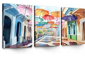 Colorful Puerto Rico Wall Art - Canvas Painting Prints for Home Decor