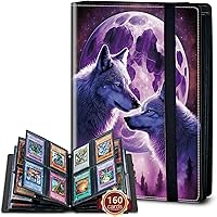 Vista 24 de Rossy Carpeta para tarjetas coleccionables, 9 bolsillos, impermeable, para coleccionar tarjetas, con 360 bolsillos laterales de carga para tarjetas