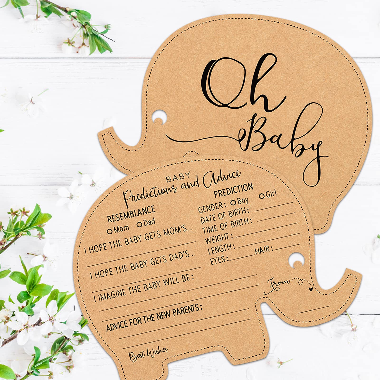 WEEPA Oh Baby Diaper Raffle Box Teddy Bear Party Favor Baby Shower Party Games with 50 Pcs Tickets We Can Bearly Wait Baby Party Activities Birthday Baby Shower Favors Supplies (Brown)