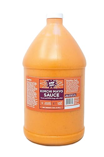 Miniatura 8 de KPOP Foods Salsa de mayo Kimchi Mayonesa picante audaz y picante en una práctica botella para apretar a baja temperatura