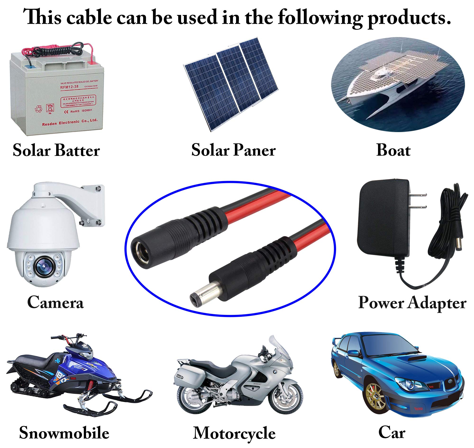 PHAESUN Cavo di prolunga SAE per kit pannello solare / 5m / 2x 2qmm / 14 AWG 391696 solo 17,95 € | SVB