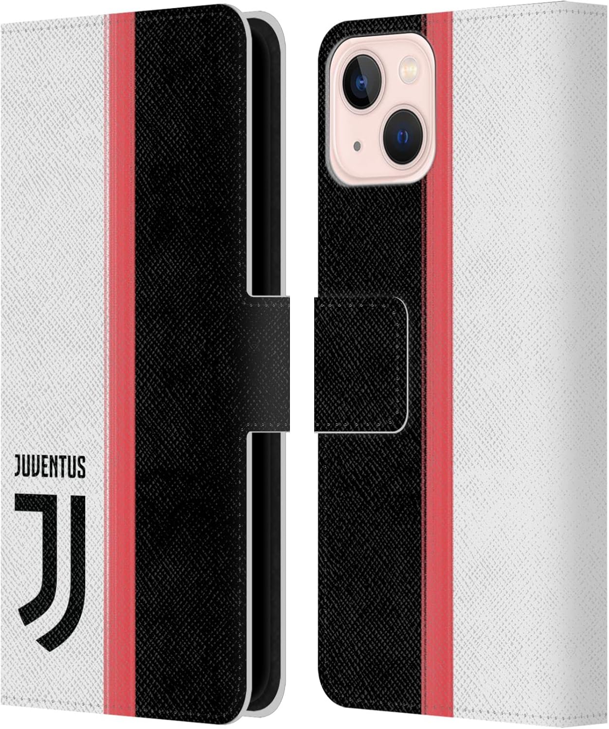Head Case Designs Officially Licensed Juventus Football Club Home Goalkeeper 2019/20 Race Kit Leather Wallet Case Compatible with Apple iPhone 13 Pro Max