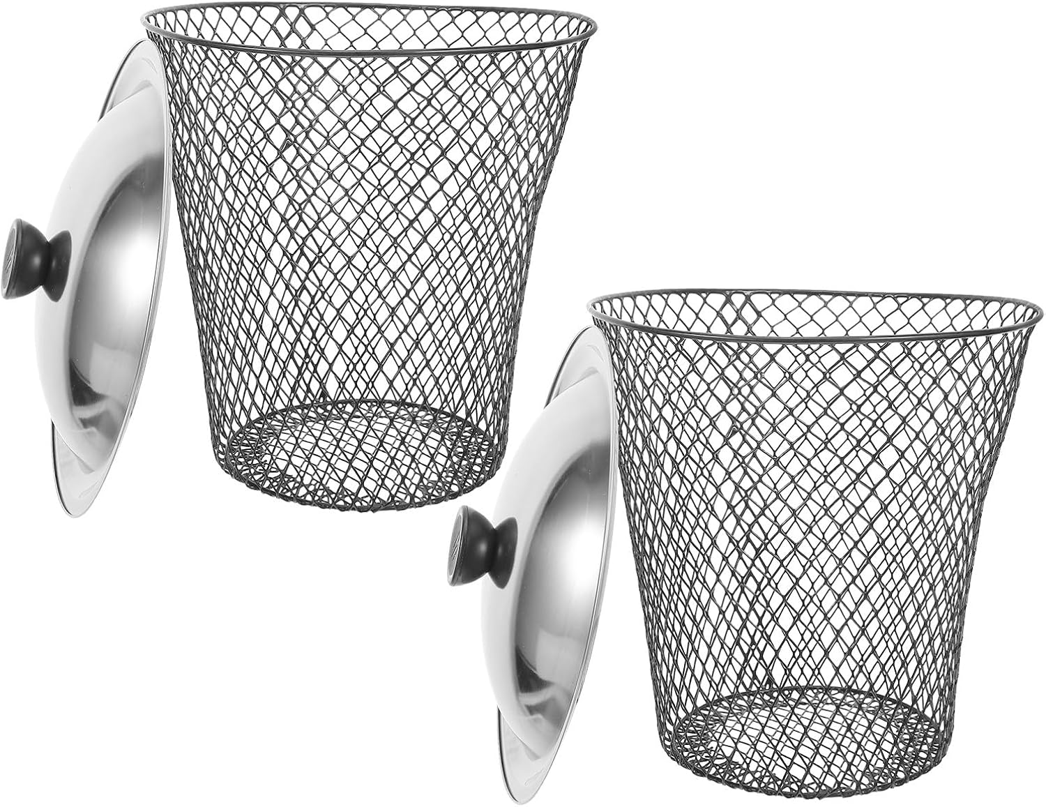 2pcs in Ground Worm Composter: Metal Wire Mesh Outdoor Composting Bins with Lid - Trash Can for Outdoor Gardening from Kitchen Food Waste