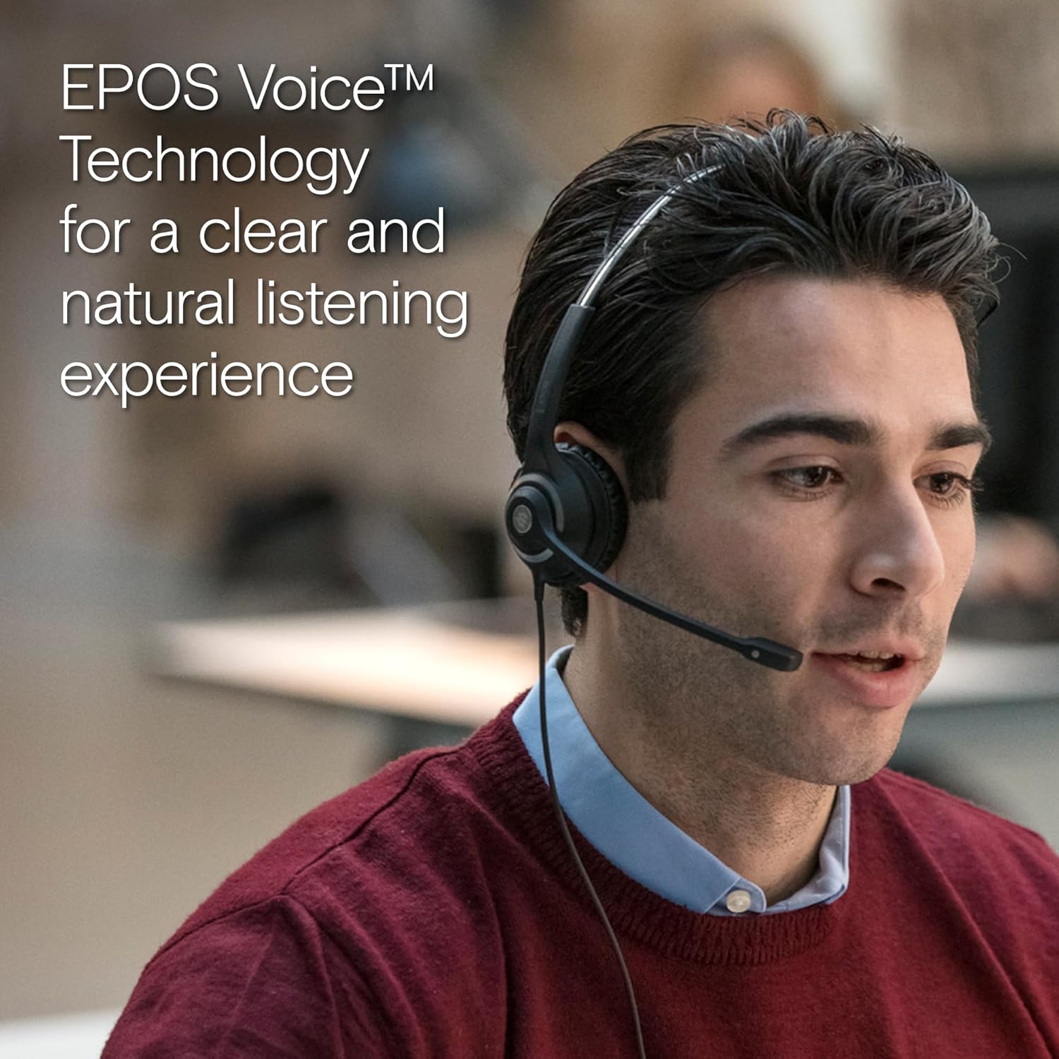 Sennheiser SC 260 USB MS II (506483) - Single-Sided Business Headset | For Skype for Business, Softphone, and PC | with HD Sound, Noise-Cancelling Microphone (Black) - Image 8