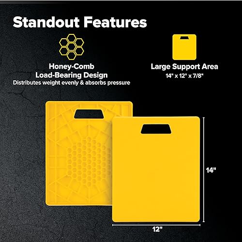 Miniatura 4 de Estabilizador Camco Mfg Inc 44543 Large Jack Pad con mango, pack de 2, Grande sin empuñadura, L