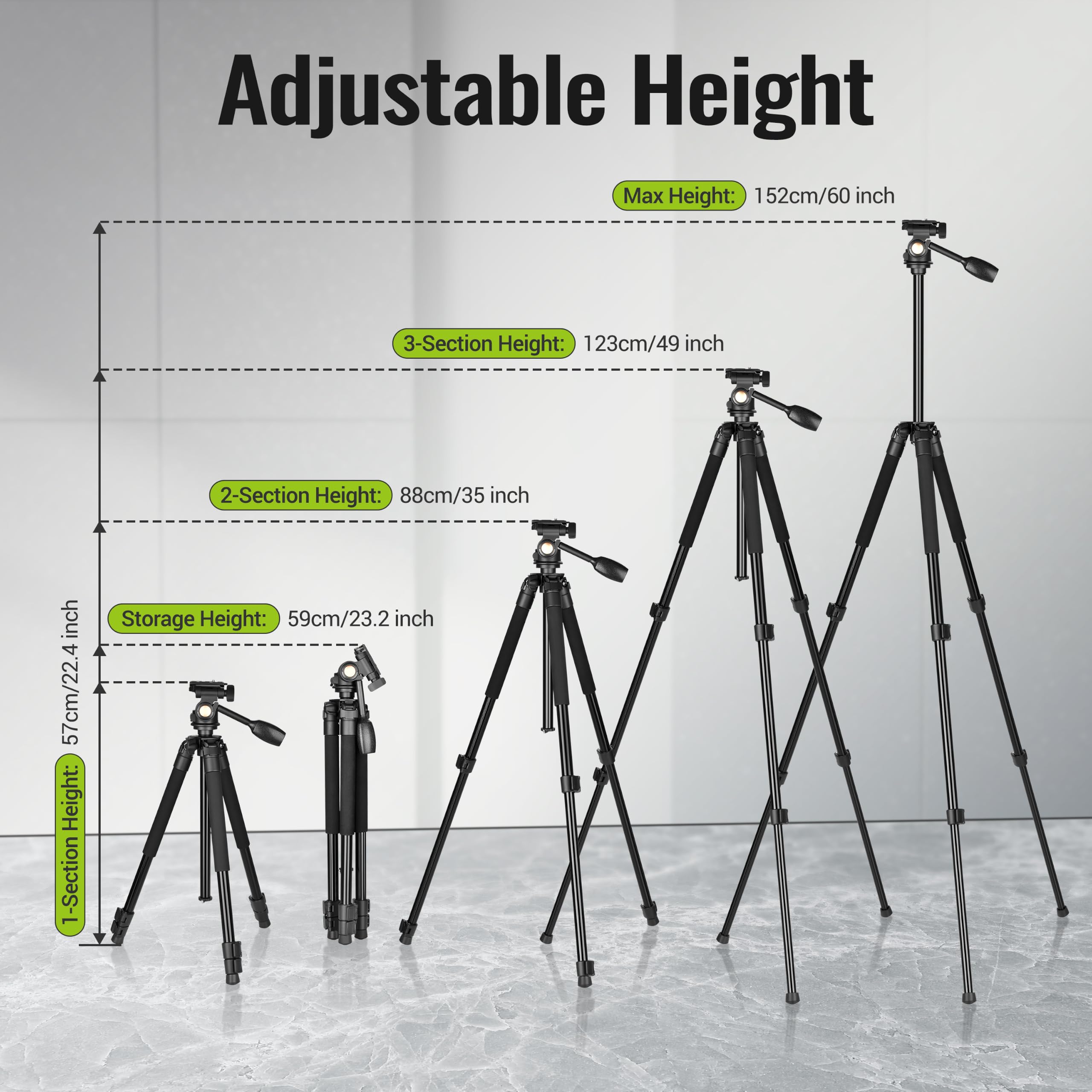 ESSLNB Trípode binocular compatible con prismáticos/telescopio/cámara/teléfono