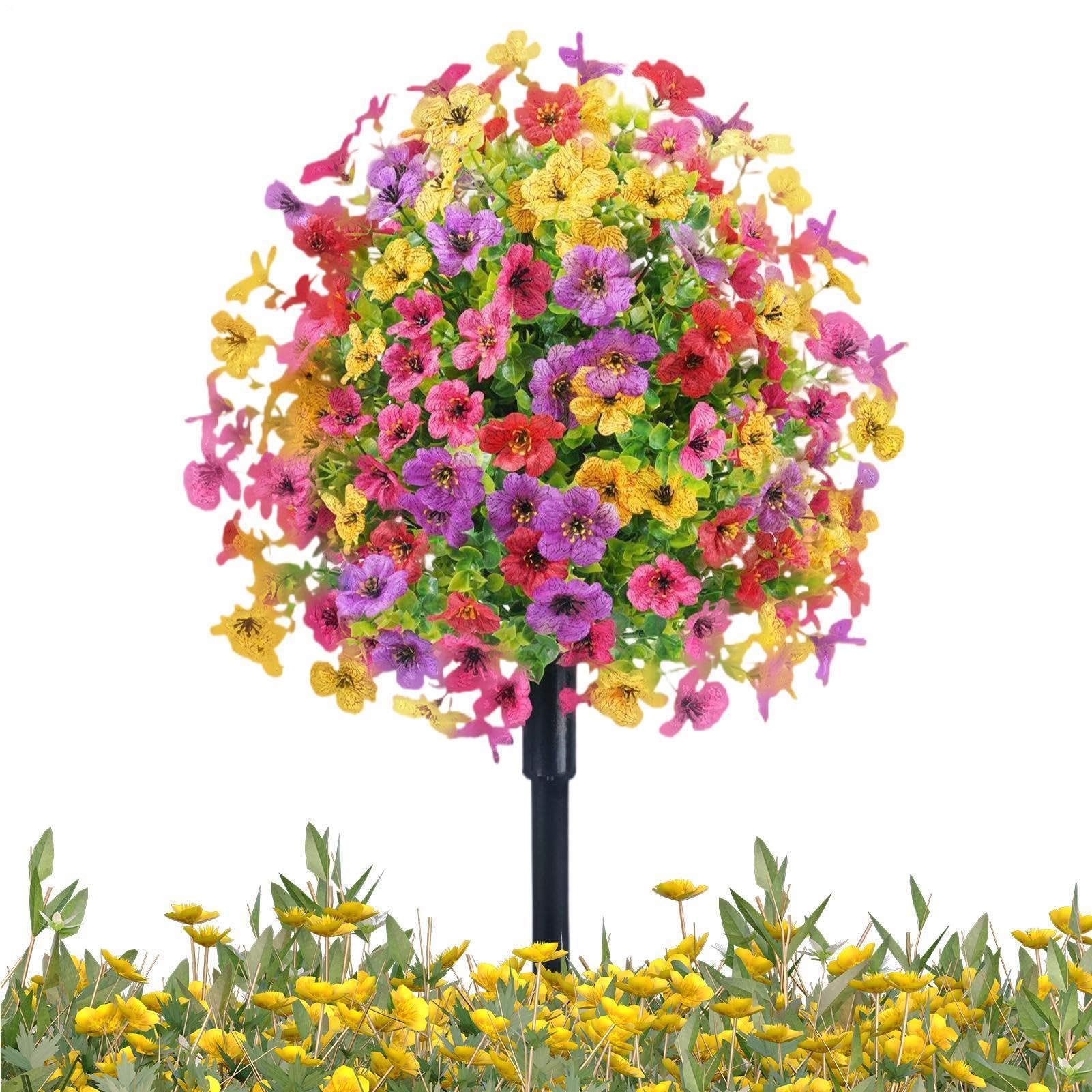 Bouquet violet multicolore de 61 cm pour embellir votre décoration de mariage et de jardin