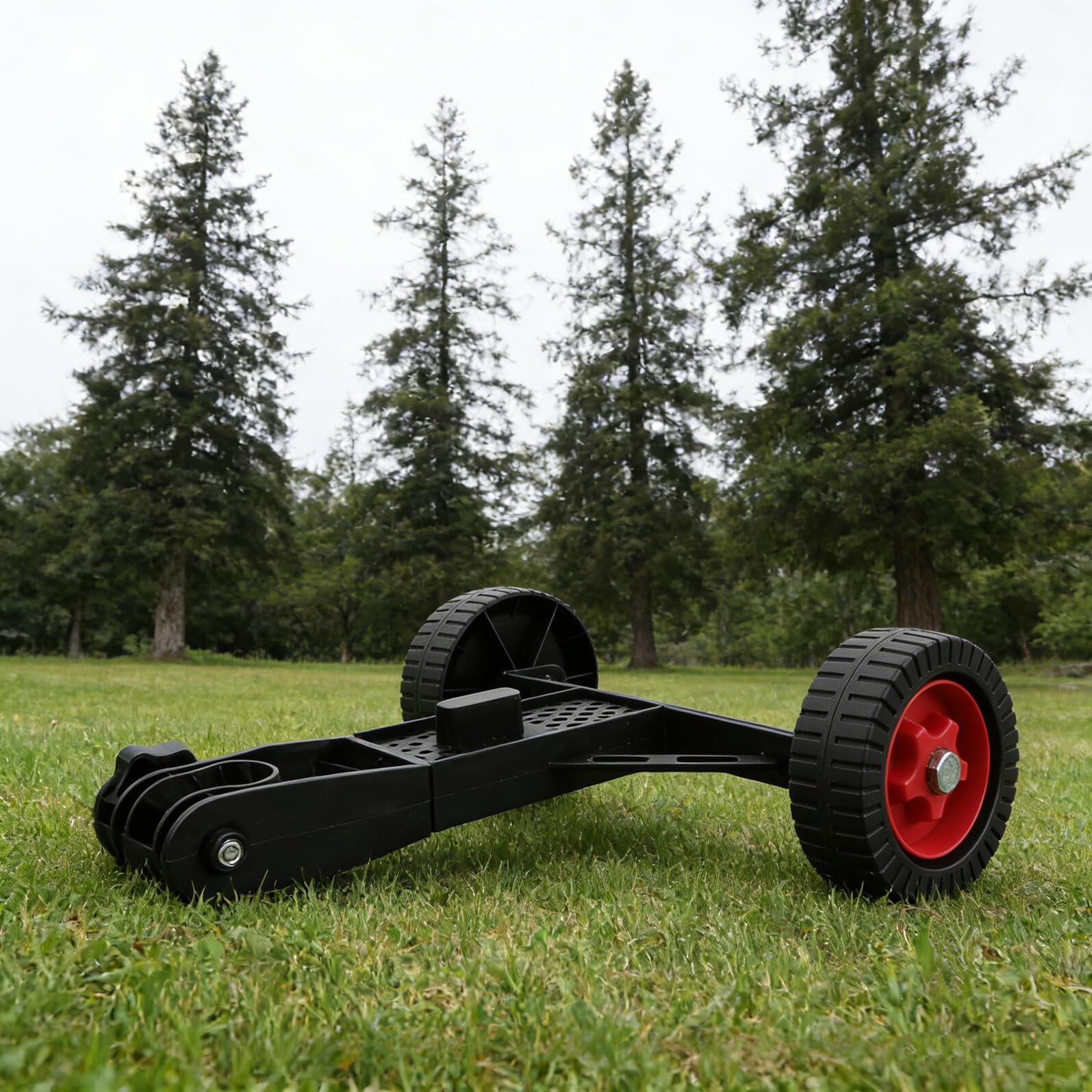 Rueda Auxiliar Antideslizante para Cortacésped Manual 26 Mm, Rueda de Repuesto Ligera y Desmontable para Recortadora de Hilo, Accesorio Resistente para Jardinería en Espacios