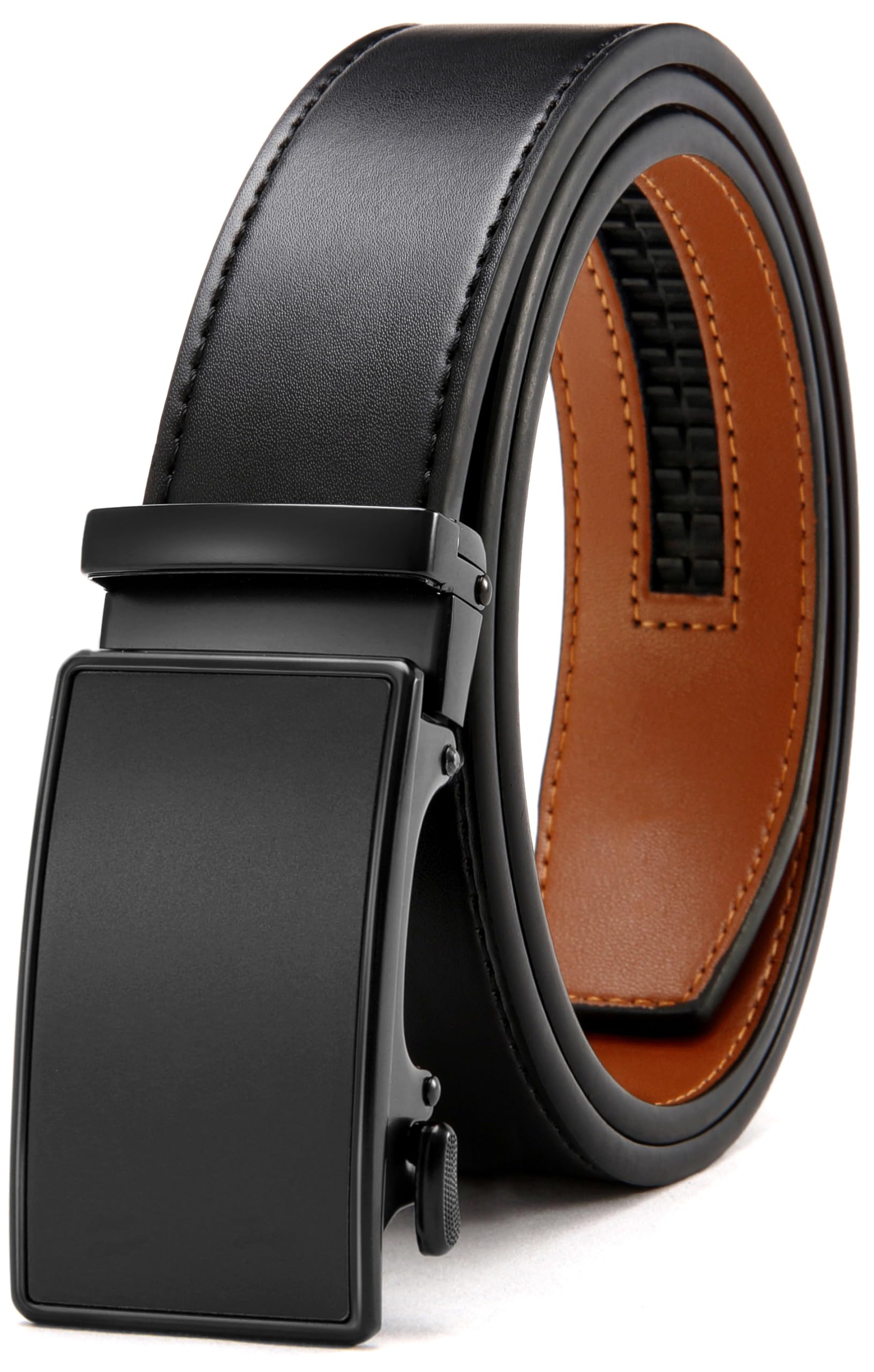 CHAOREN Automatik Gürtel Herren, Ledergürtel Herren, 35 mm Breit, Kürzbar | Präzise Anpassung für perfekte Passform, Strapazierfähiges Leder, Zuschneidbar, Für Business & Freizeit, Ideal als Geschenk
