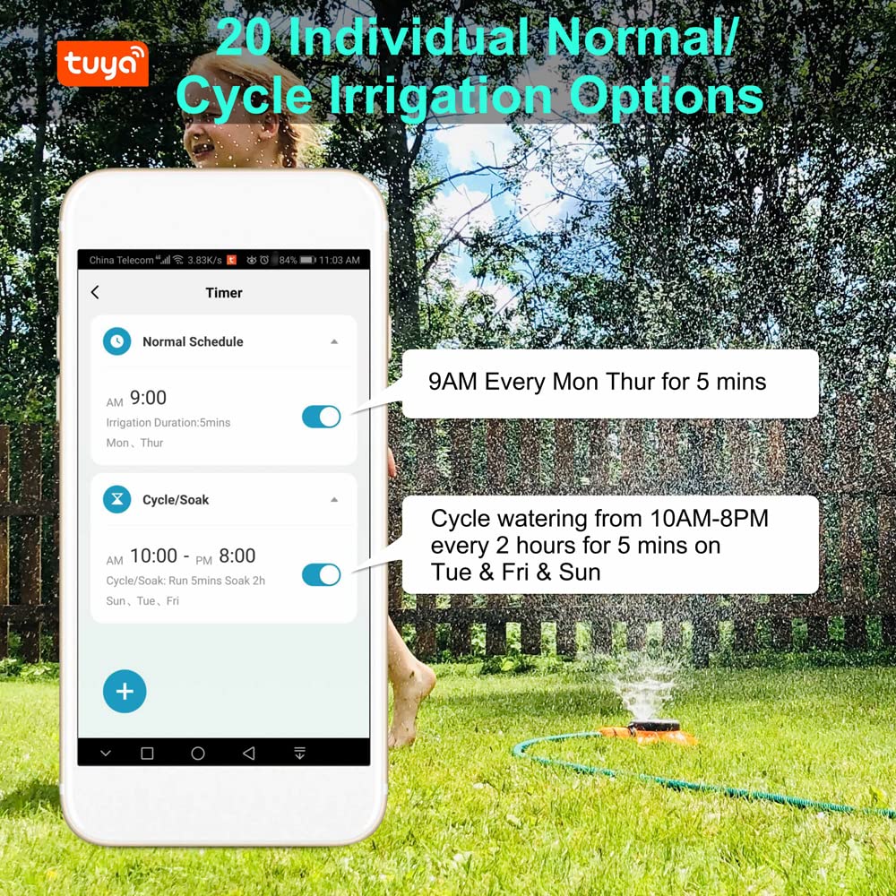 system nawadniania, Wifi Gardening, automatyczne nawadnianie, timer wody, automatyczne urządzenie nawadniające, sterowanie wykrywaniem deszczu na balkonie ogrodowym, inteligentne sterowanie