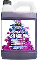 Chemical Guys CWS207 Extreme Bodywash & Wax Foaming Car Wash Soap, (Works with Foam Cannons/Guns or Bucket Washes) For Trucks, Motorcycles, RVs & More, 128 fl oz (1 Gallon), Grape Scent