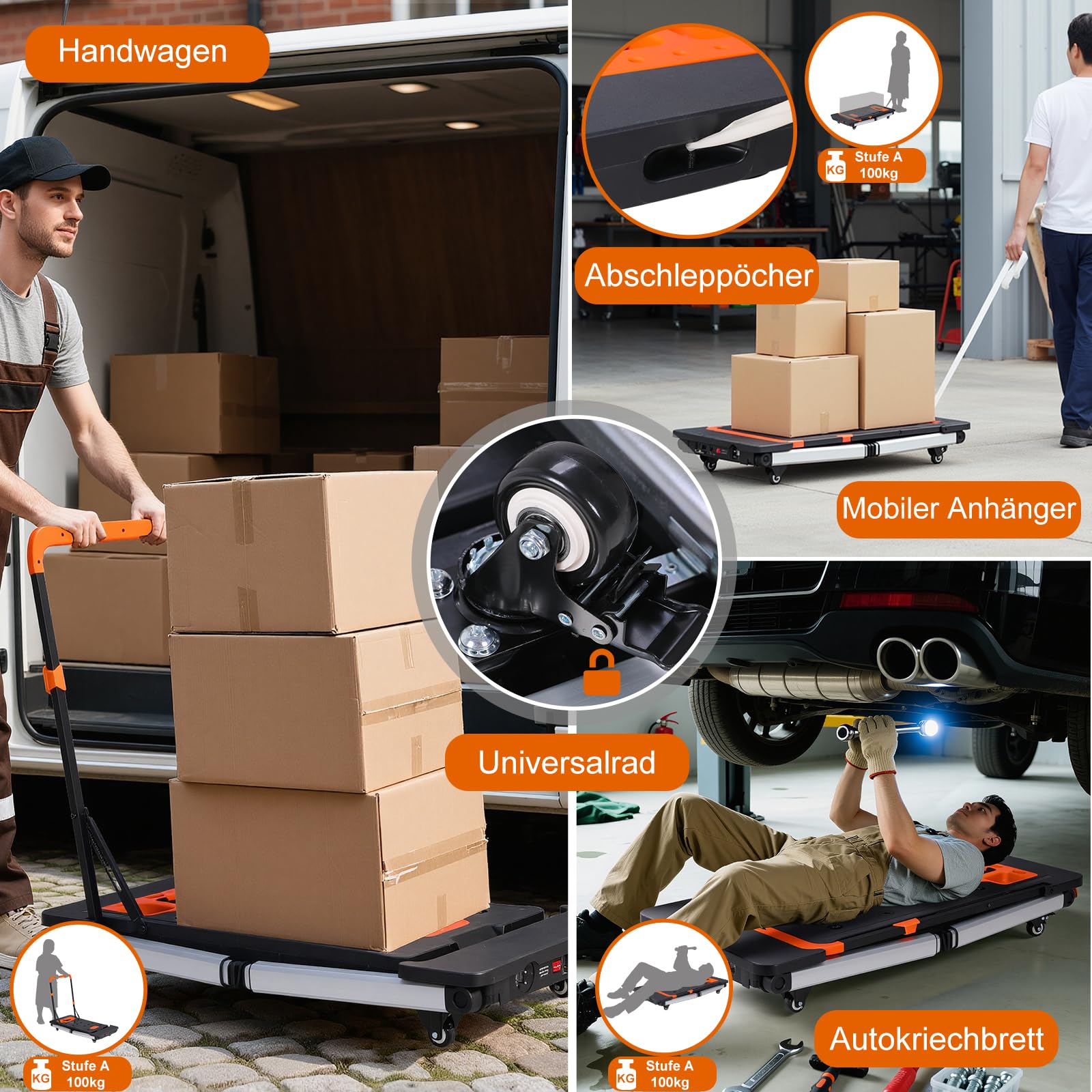 TLGREEN 7 in1 Klappbare Werkbank höhenverstellbar,Tragbare Werkbank Mobil,Arbeitstisch Klappbar,100-200kg Tragkraft,Multifunktionstisch mit 4 pcs Rollen,Werktisch Spanntisch für Werkstatt,Haus,Büro