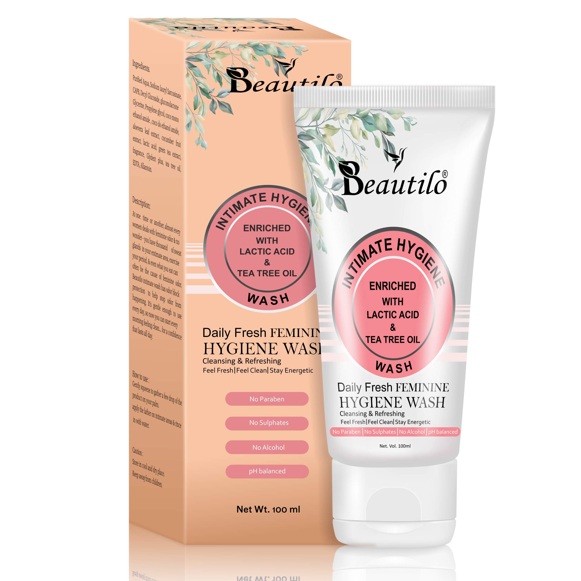 Buy Beautilo Feminine Intimate Hygiene WashEnriched with Lactic Acid