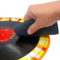 Vista 2 de GrooveWasher Paño de limpieza de microfibra para discos de vinilo, 12 x 12 pulgadas (paquete de 3), calidad premium, extra suave, prelavado