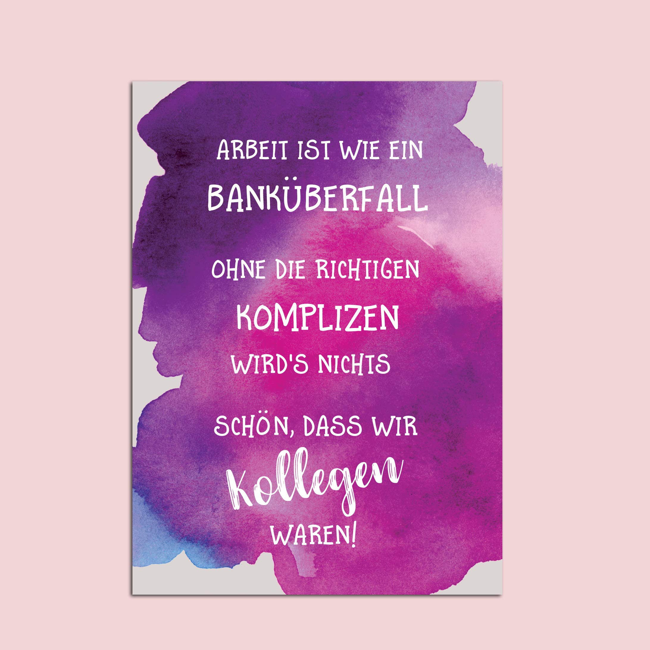 Abschiedskarte Für Kollegen – Humorvolle Grußkarte Von Greeting Cards For Everyone