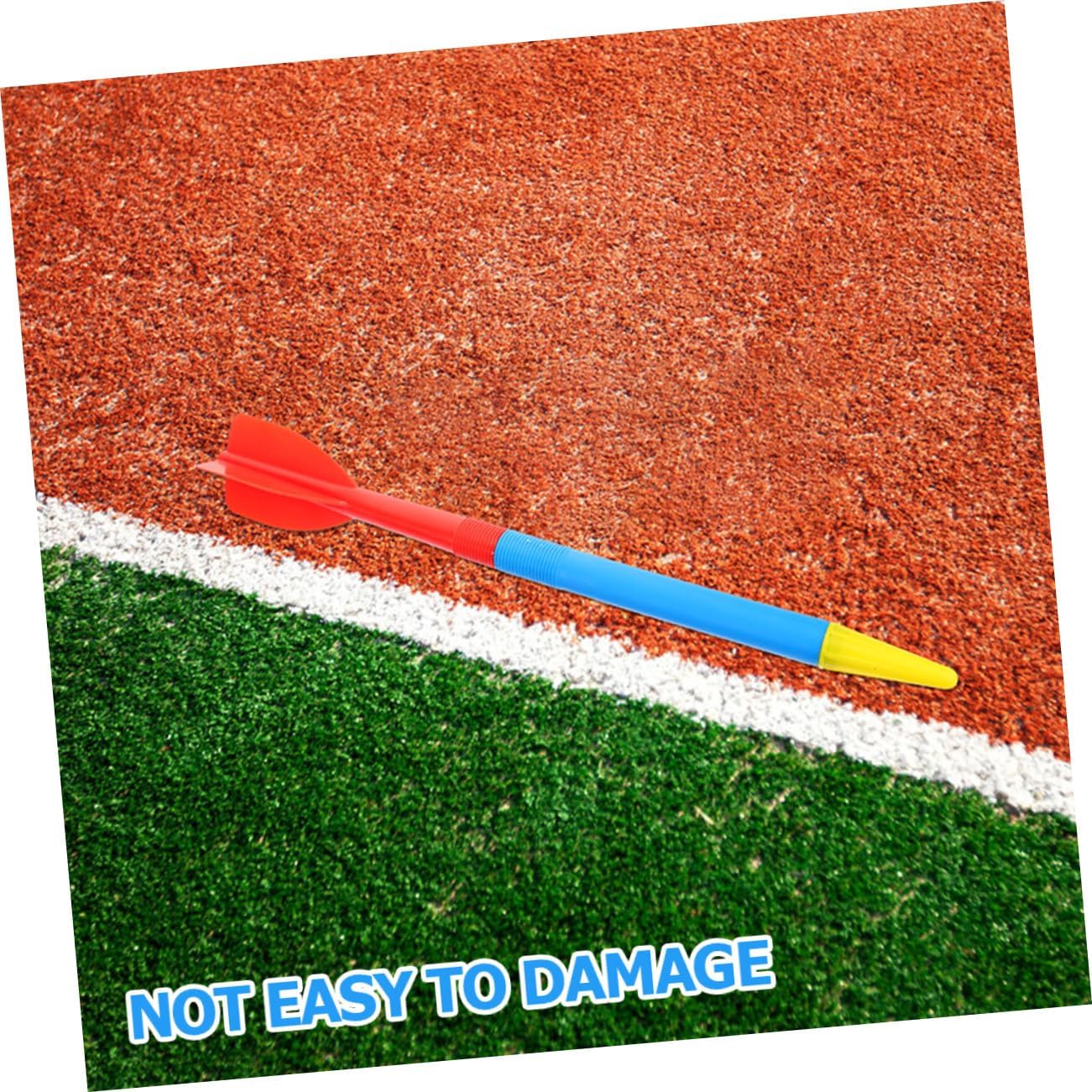 Mikinona 2Pcs Lightweight Plastic Javelin Training Supplies for School Athletics Equipment for Outdoor Throwing Practice and Stadium Training