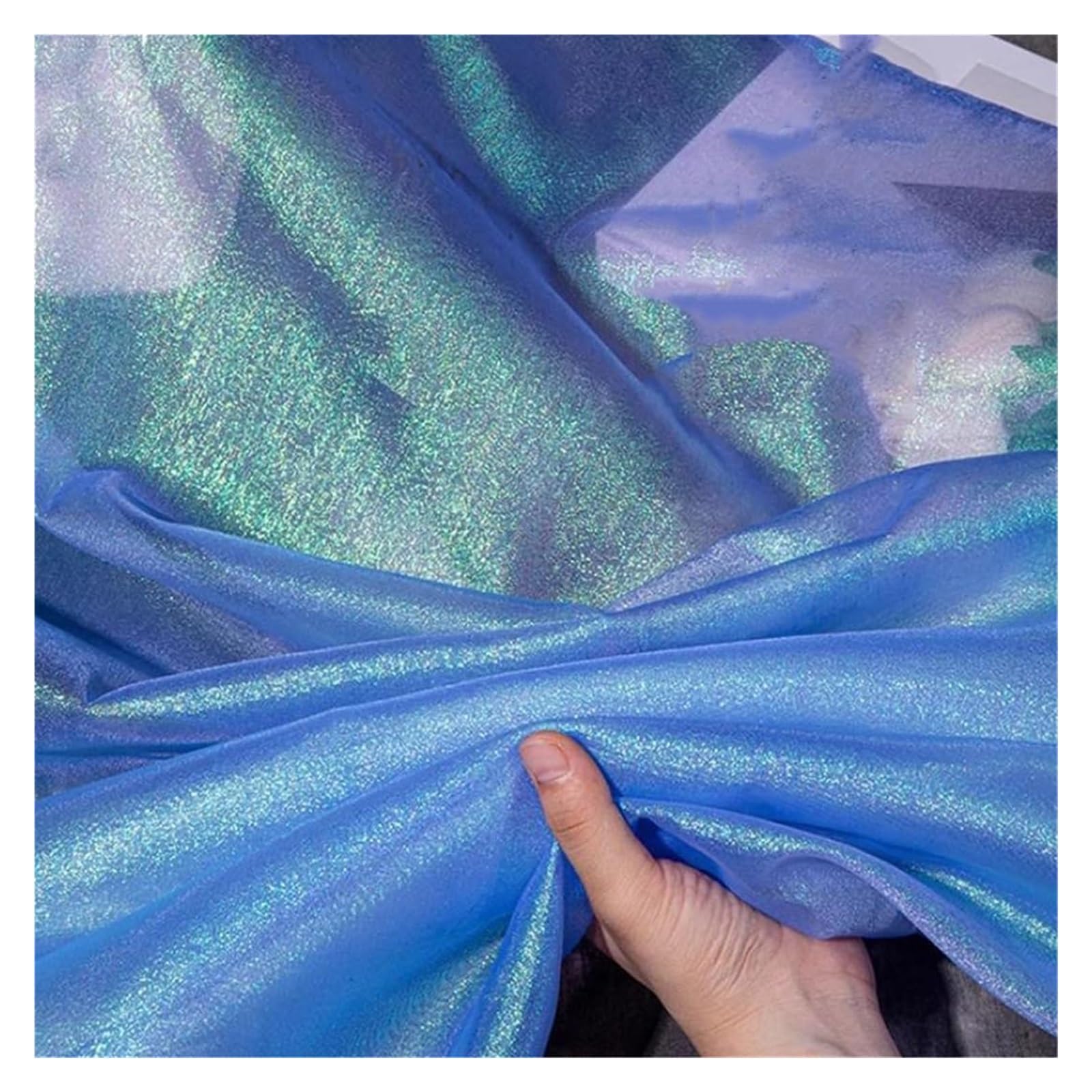 Organza Fabric， Organza Fabric for Sewing, Multicolor, 150cm x 100cm(3)