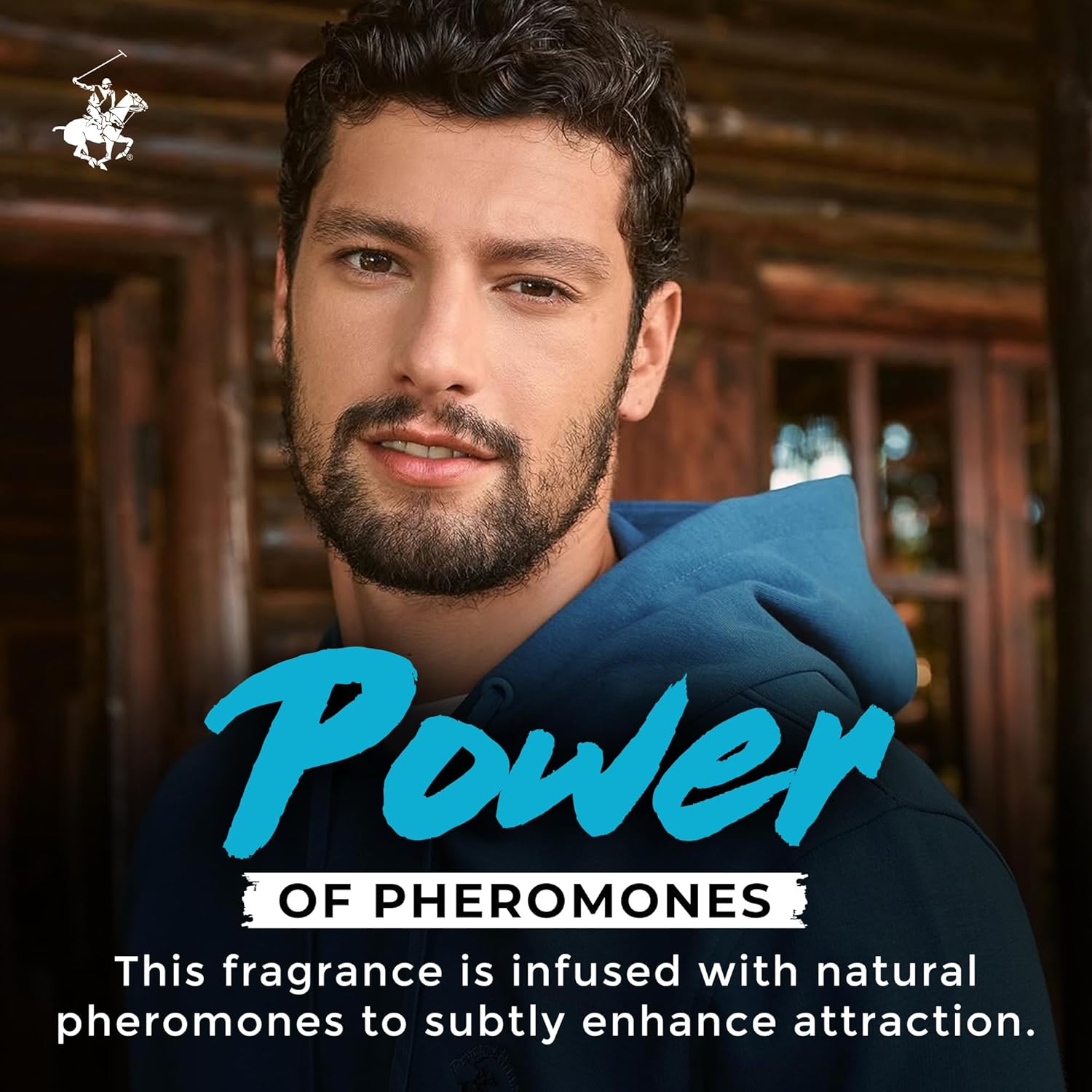 Beverly Hills Polo Club Sexy + Pheromones Player EDP Spray - Pheromone Cologne for Men with Natural Essential Oils, Long-Lasting Fresh Scent - Apple, Bergamot & Musk Notes - 100ml